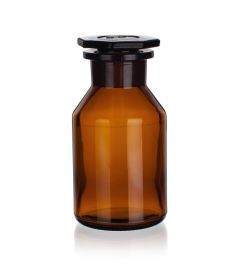 Reagent bottle for common use, wide mouth, SODO brown glass