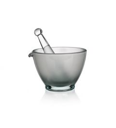 Mortars with porout with pestle, inside rough