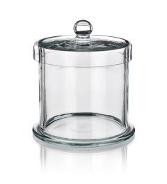 Jars specimen, footed with loose drop on cover