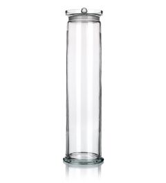 Jars specimen with ground in cover with knob