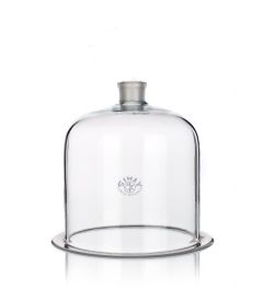 Bell jars with ground flange with neck