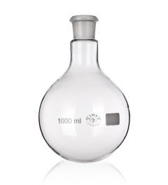 Flask with round bottom with SJ