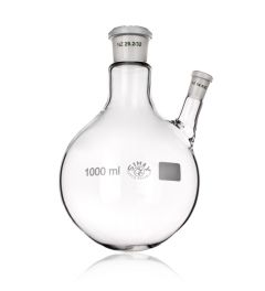 Flask distilling round bottom