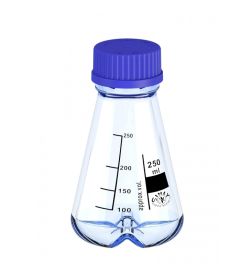 Erlenmeyer bottles, baffled GL45