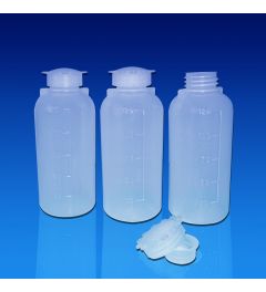 Graduated narrow neck bottles series 300 - PE body, PP cap