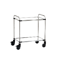 stainless steel transport trolley for laboratory