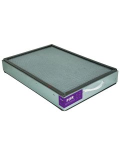 Active charcoal filter for formaldehyd vapors