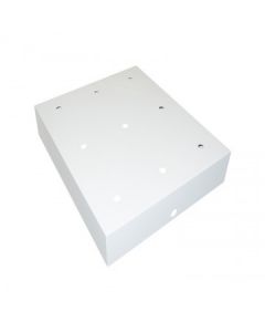 Perforated cover through for safety cabinet