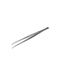 stainless steel potts smiths forceps with curved tip