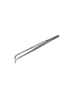 lightweight stainless steel standard forceps with curved tip