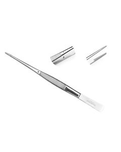 Tissue culture forceps  - Normal tip - 20 cm - With alignment hole - Vandersluys