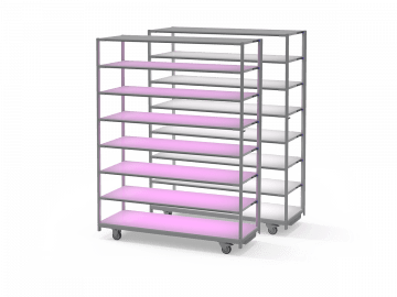 Plant growth racks